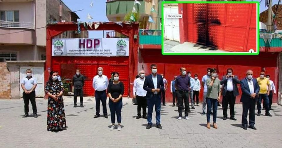 Cizre’de HDP binasını ateşe vermek isteyen kişi yakalandı