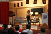 Şehit Üsteğmen Ahmet Konuksever Ortaokulu öğrencilerinin şiir dinletisi