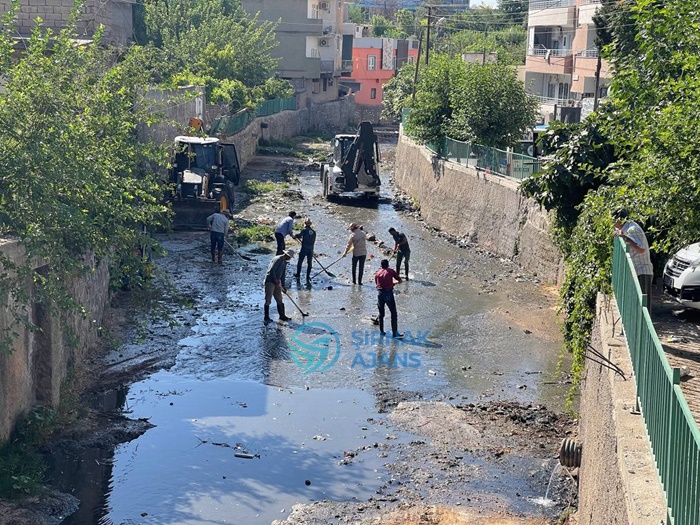 Silopi belediyesi Celal-derede geniş kapsamlı temizlik başlattı