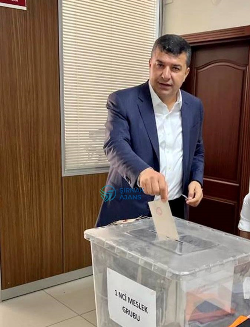 Osman Geliş 4’üncü kez Şırnak TSO başkanı seçildi