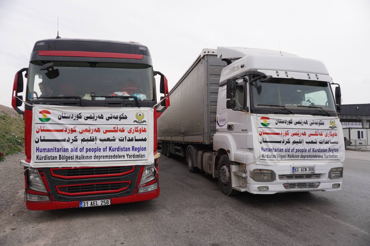 Barzani Yardım Vakfı BCF deen destekler gelmeye devam ediyor