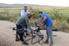 Şırnak’ta dron teknolojisi tarlaya girdi