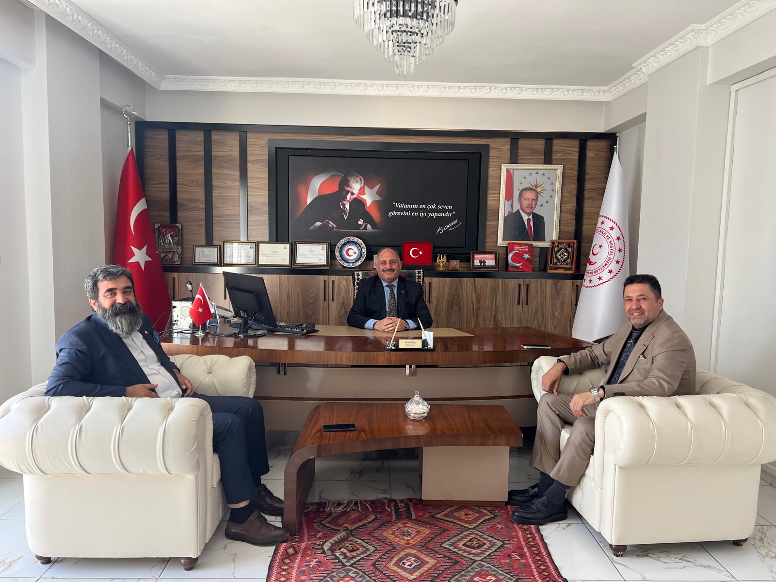 ASKON ve ŞGC’den İl Müdürü Kaya’ya Ziyaret