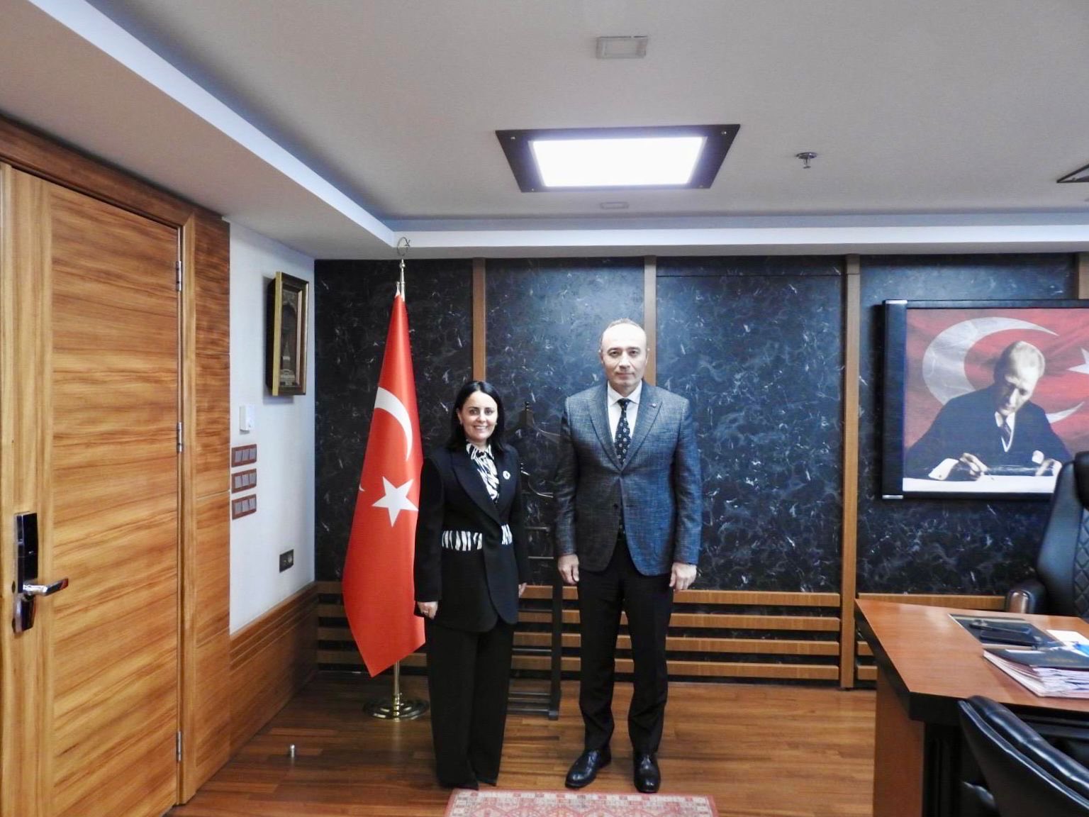 Bakan müşaviri Atan’dan KOM Daire Başkanlığına Ziyaret