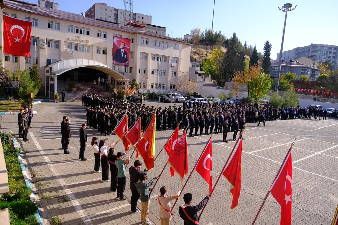 Şırnak’ta Atatürk, Vefatının 87’nci Yılında Törenle Anıldı