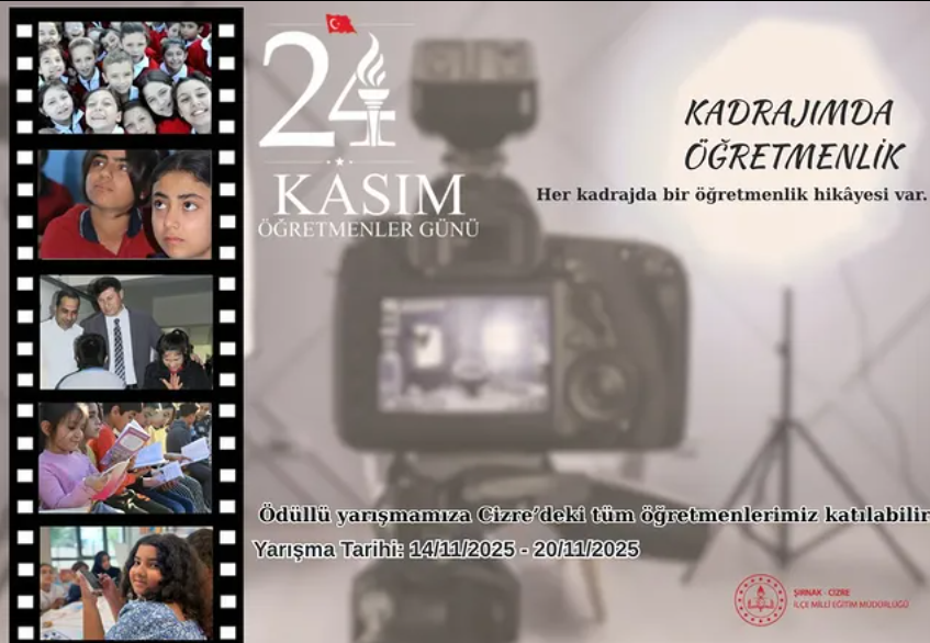 “Kadrajımda Öğretmenlik” Fotoğraf Yarışması Başvuruları Başladı