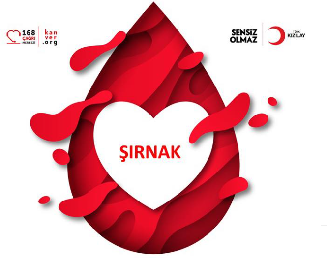 Şırnak’ta Kan Bağışı Etkinliği Düzenlenecek
