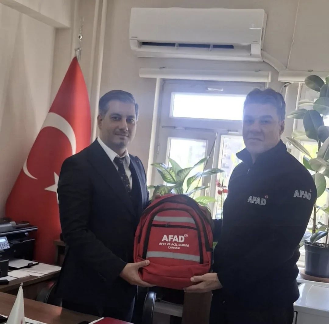 AFAD müdürü İşlek’ten Sanayi ve Teknoloji İl Müdürü Çetin’e Ziyareti