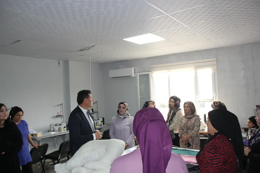 Cizre’de Kadın Kursiyerler Üreterek Güçleniyor