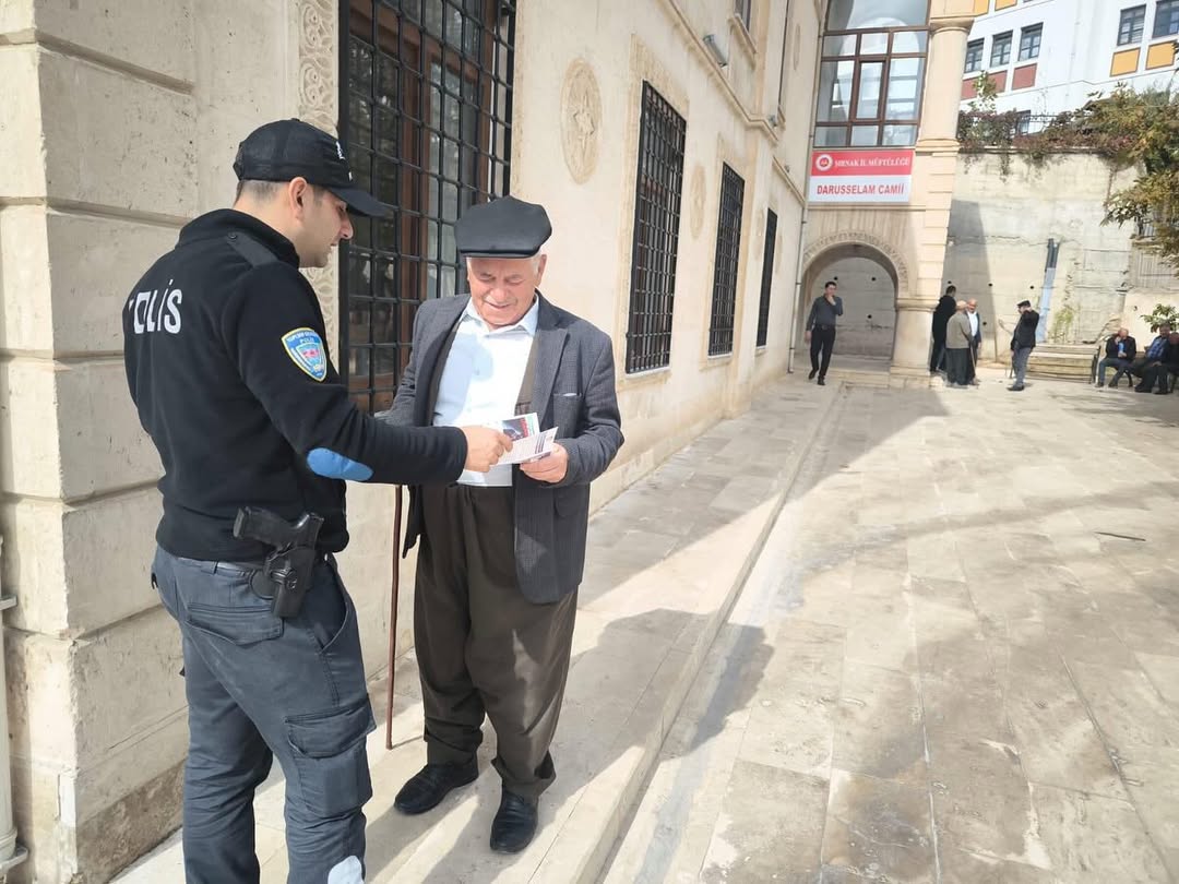 Şırnak’ta Cami Çıkışı Bilgilendirme Faaliyeti Düzenlendi