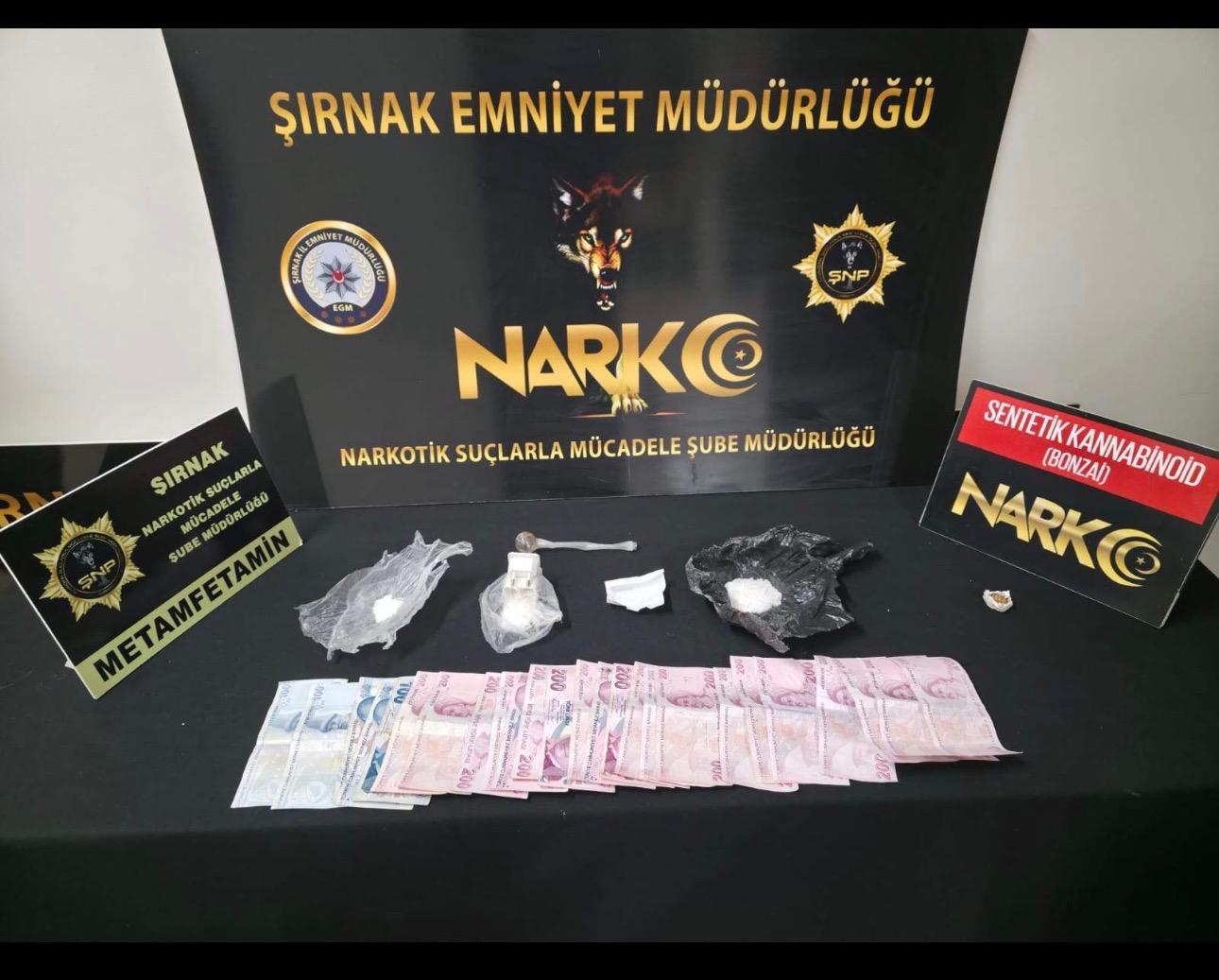 Şırnak’ta bir haftalık narkotik operasyonlarında 132 kişi yakalandı