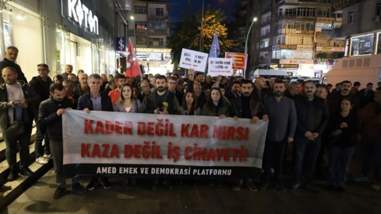 Diyarbakır’daki İş Cinayeti Protesto Edildi