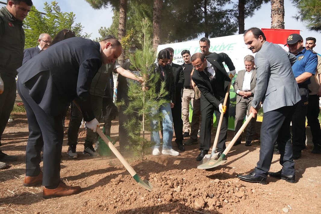 Cizre’de “Geleceğe Nefes” Kampanyasıyla Fidanlar Toprakla Buluştu