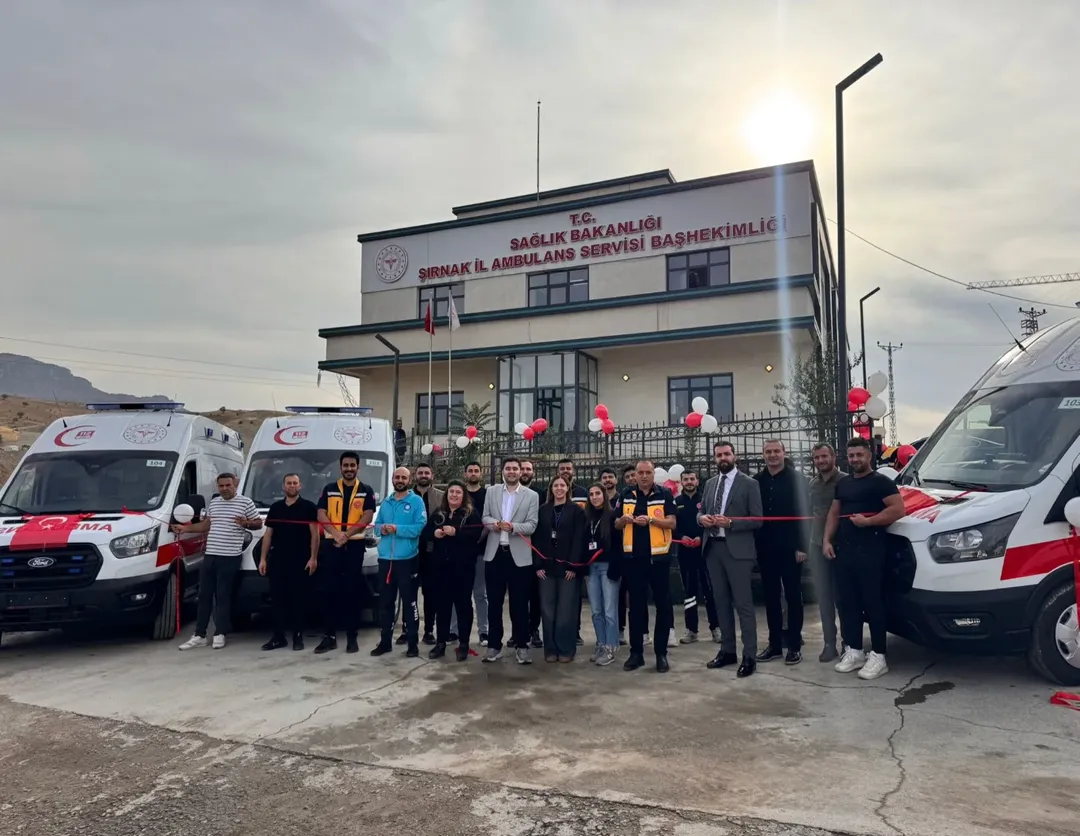 Sağlık Bakanlığı, Şırnak’a yeni ambulanslar tahsis etti